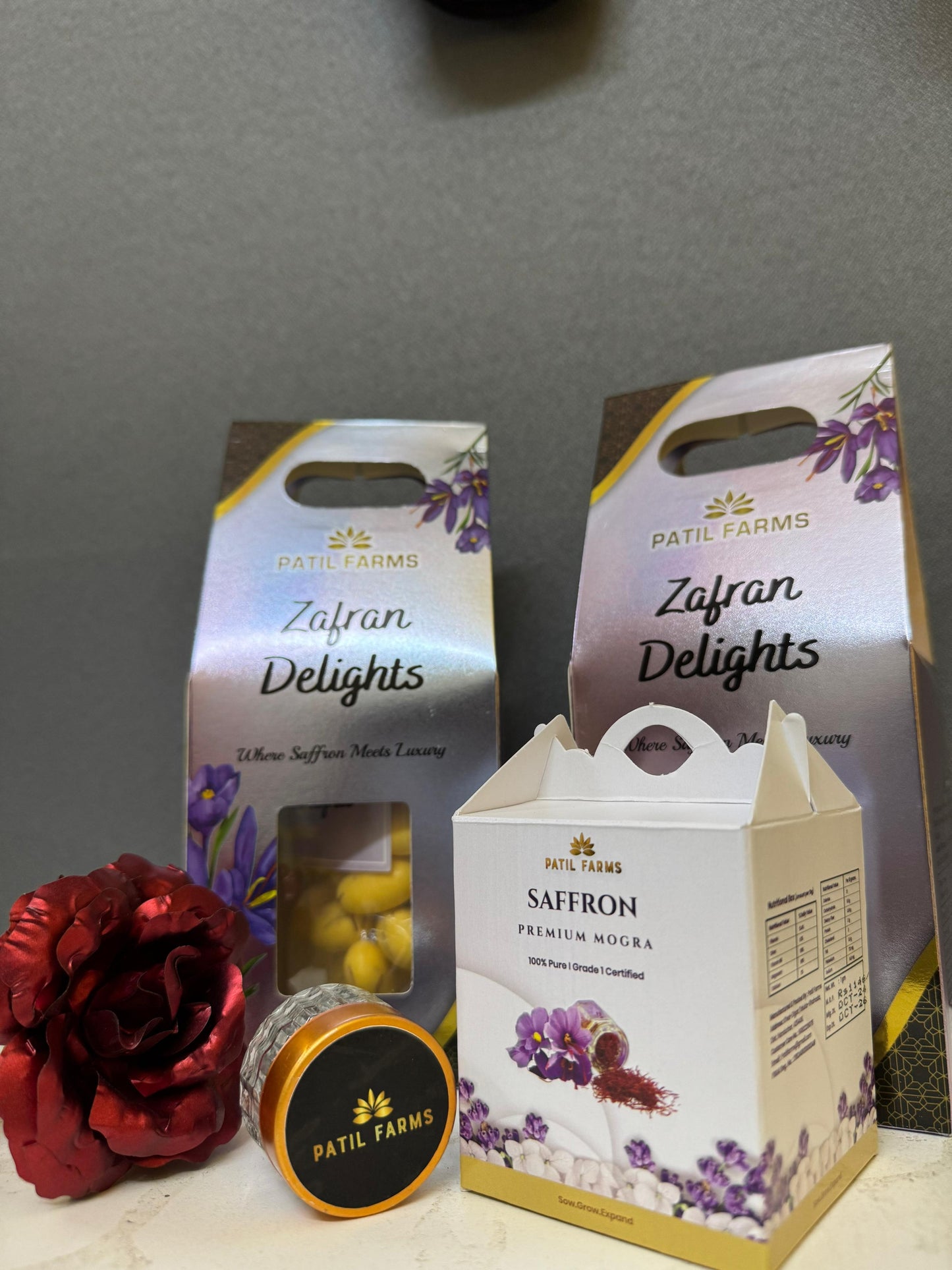 2 Zafran Delights & 1 Saffron Box